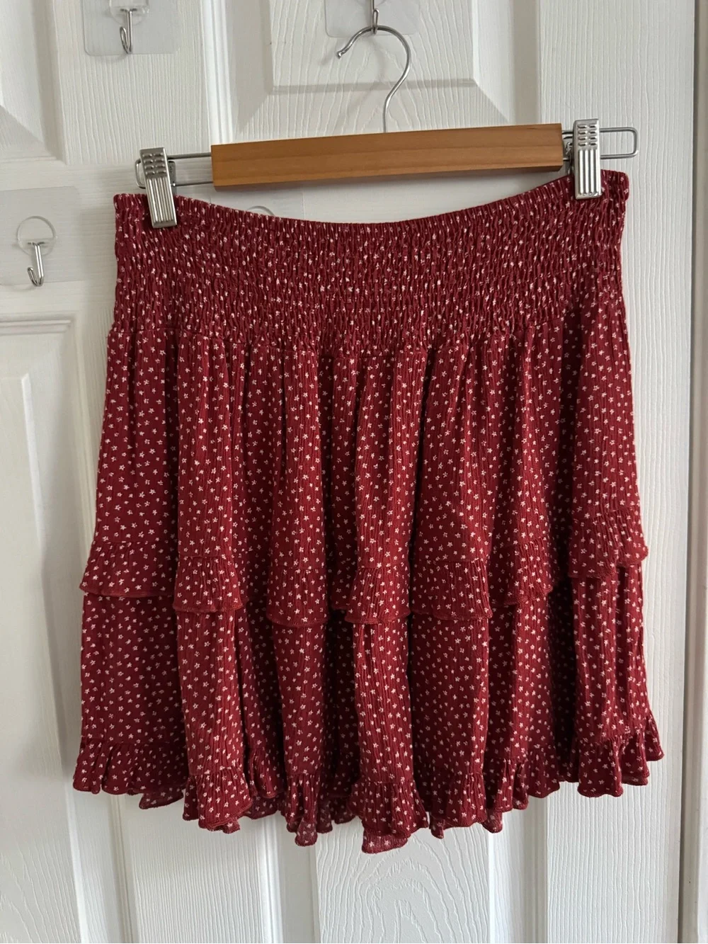 LA HEARTS Polka Dot Ruffle Skirt M - Picture 3 of 11